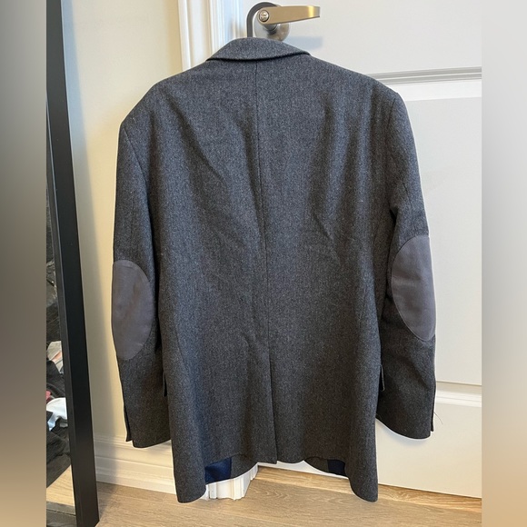 Grey blazer with shoulder pads - Picture 3 of 5